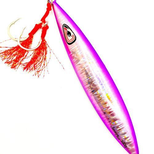 Falling Leaf Purple Glow Slow Pitch Jig - 150g - 200g - 300g