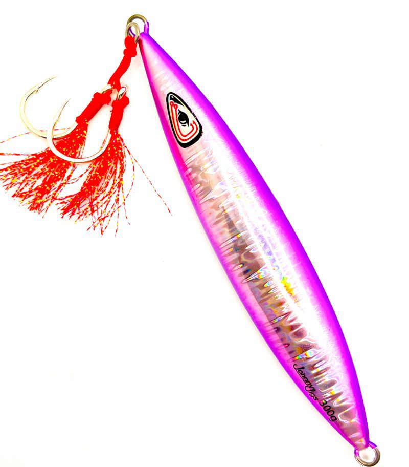 Falling Leaf Purple Glow Slow Pitch Jig - 150g - 200g - 300g