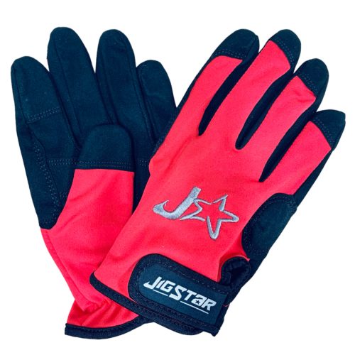 JigStar Jigging Gloves - RED LARGE