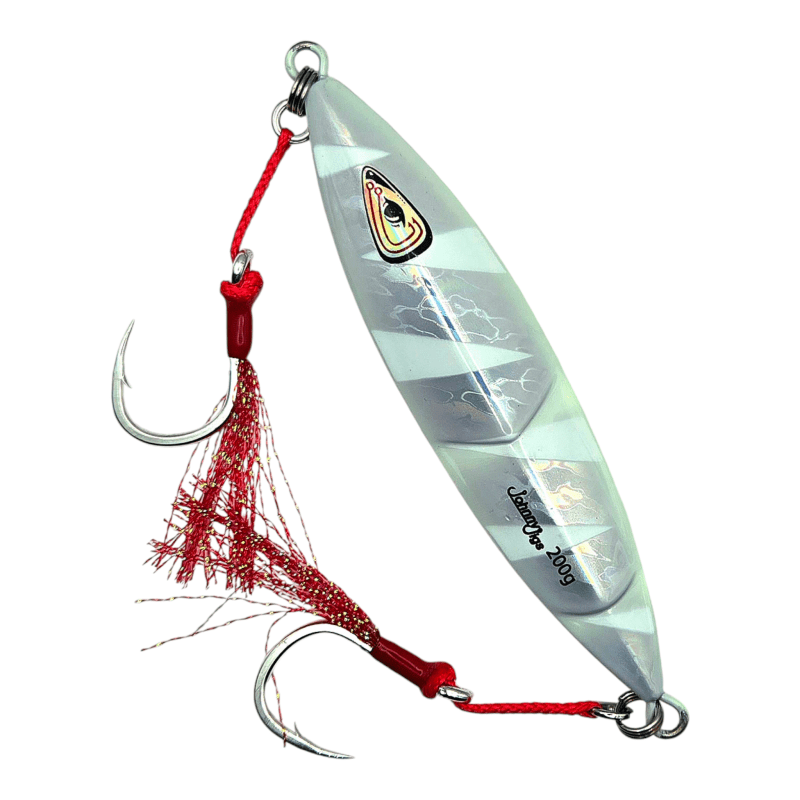 Ridged Silver Slow Pitch Jig