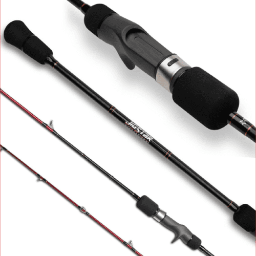 JigStar Slow Jerk Rod - 2 pc-Black/Red - Sweet Spot 120g - 2 pc-Black/Red - Sweet Spot 160g - 2 pc-Black/Red - Sweet Spot 200g - 2 pc-Black/Red - Sweet Spot 600g