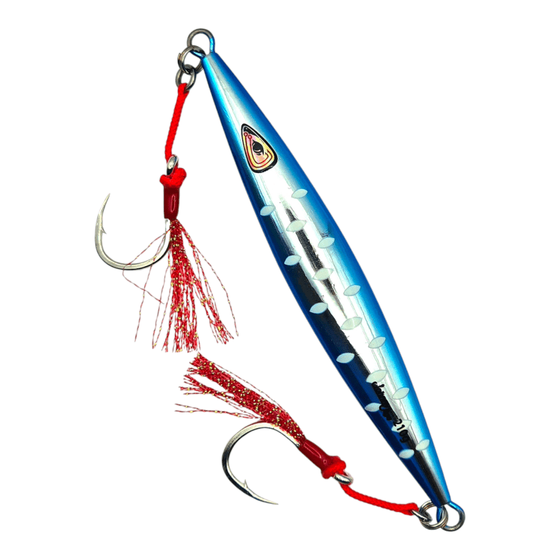 Tuna Teaser Slow Pitch Jig Pink and Blue