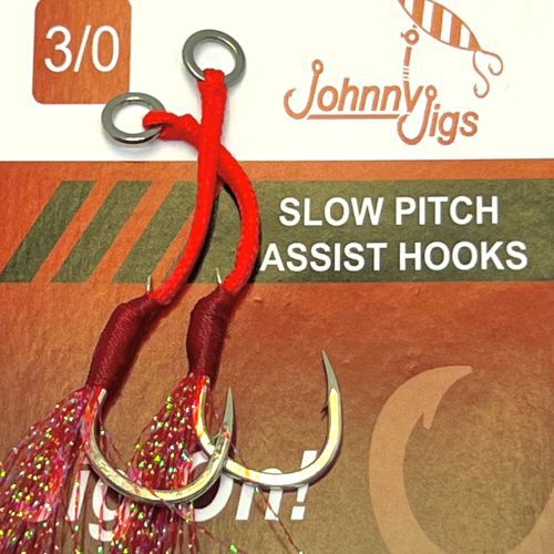 Feathered Single Assist Hooks - 3/0