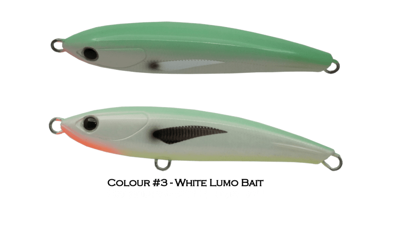 Ocean's Legacy Keeling Lure - White Lumo Bait 45g - White Limo Bait 82g