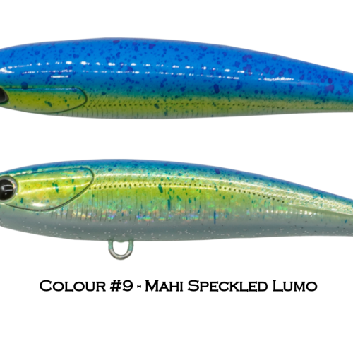 Ocean's Legacy Keeling Lure - Mahi Speckled Lumo 45g - Mahi Speckled Lumo 82g