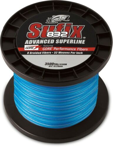 SUFIX 832 Advanced Superline 3500yd Spool - 15lb Coastal Camo - 20lb Coastal Camo - 30lb Coastal Camo